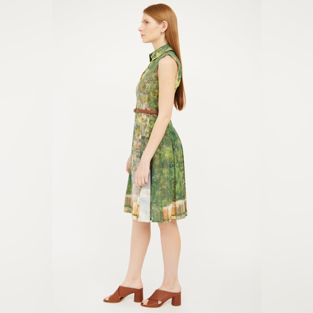 A K R I S Forest-Print A-Line Dress - Picture 5 of 13